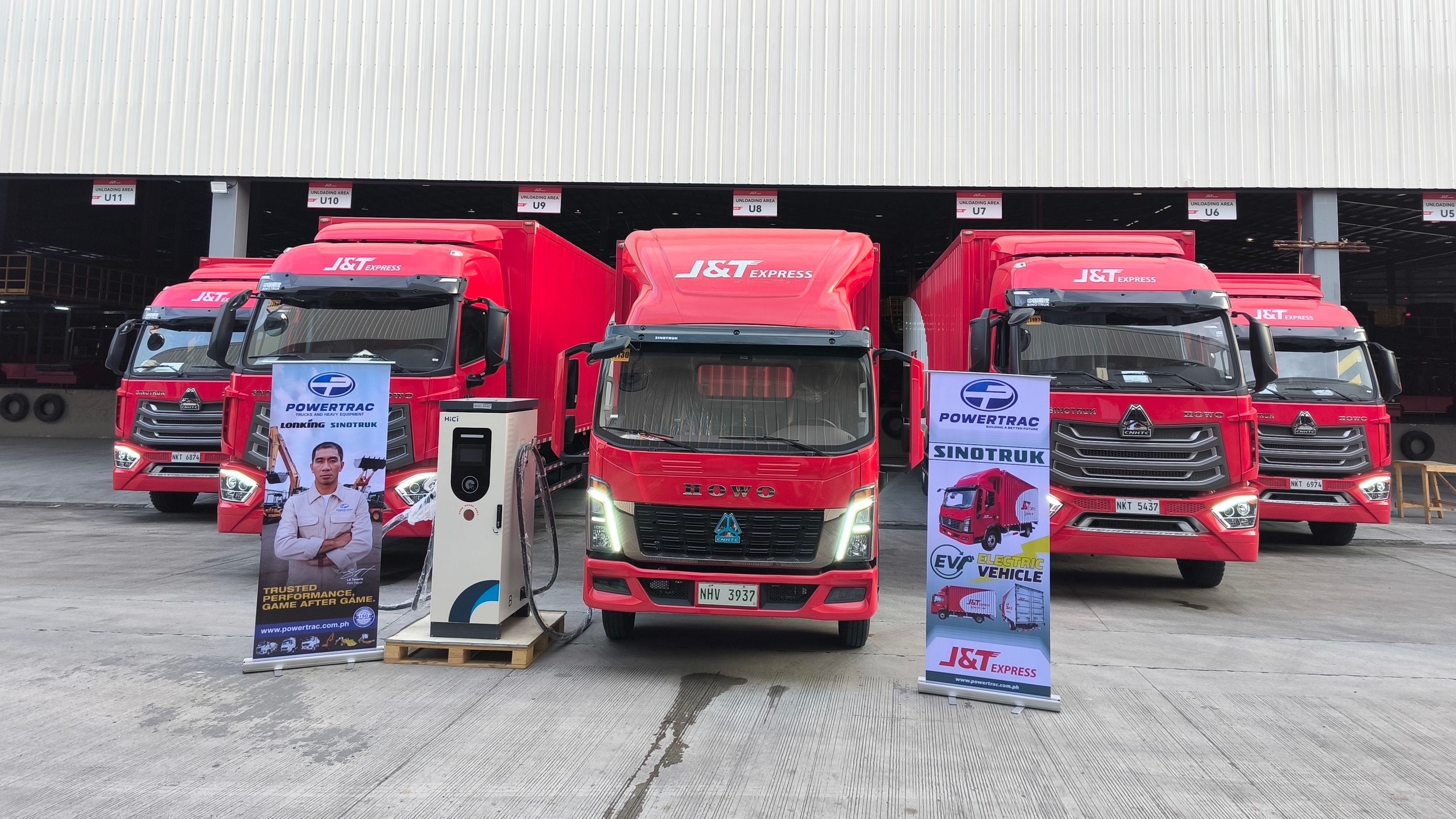 SINOTRUK Electric Trucks Delivered to J&T Express Philippines